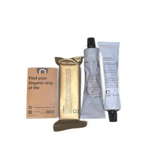 OWAY Bundle of Hand Serum, Silkening Hand Cream, Cleansing Bar & Bath Melt Maker